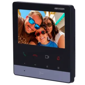 HIKVISION - Monitor para videoportero - Pantalla TFT de 4.3" - Audio bidireccional | LED de estado (DS-KH7100EY-E2)