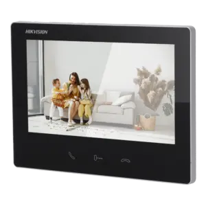 HIKVISION - Monitor para videoportero - Pantalla TFT de 7" - Audio bidireccional | LED de estado - (DS-KH7300EY-TE2)