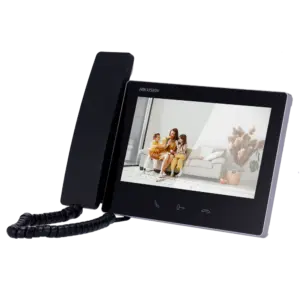 HIKVISION - Monitor para videoportero - Pantalla TFT de 7" - Audio bidireccional | LED de estado - (DS-KH7300EY-THE2)