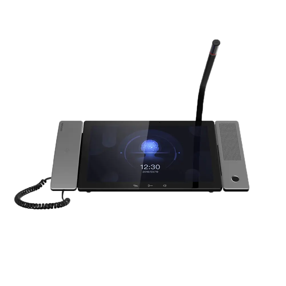 HIKVISION - Monitor maestro para videoporteros - Pantalla táctil IPS 10.1" - Audio omnidireccional (DS-KM9503)