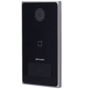 HIKVISION - Videoportero IP WiFi - Cámara 2 Mpx | Audio bidireccional - Apertura con tarjeta MF | 1 (DS-KV6133-WME1/Flush)