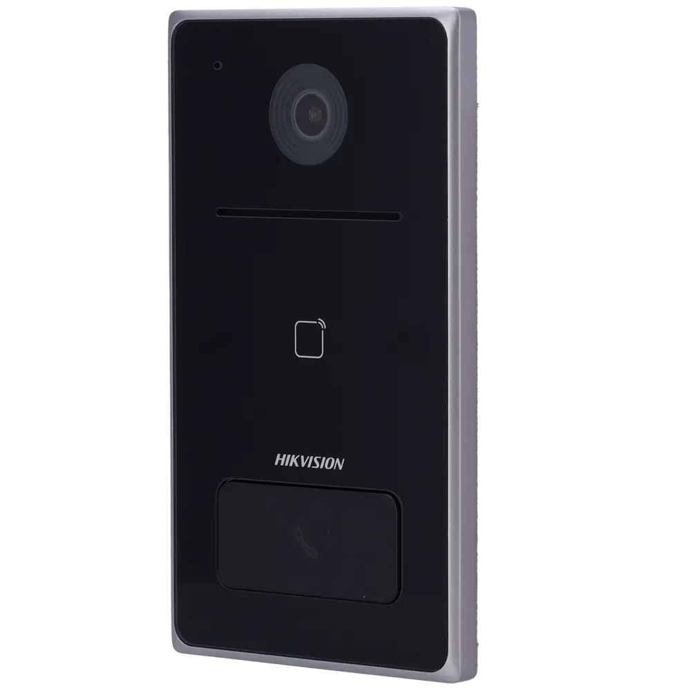 HIKVISION - Videoportero IP WiFi - Cámara 2 Mpx | Audio bidireccional - Apertura con tarjeta MF | 1 (DS-KV6133-WME1/Surfac