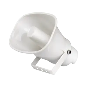 HIKVISION - Altavoz Analógico - Bocina - Potencia (70/100 V): 2,5, 5, 7,5, 10, 15, 30 W - Sensibilidad (DS-QAE0330G1T-V)