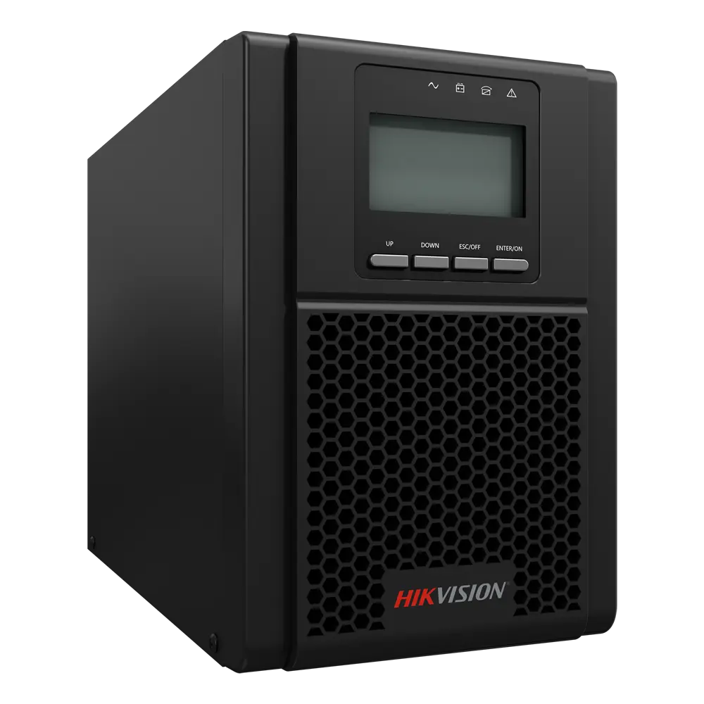 HIKVISION - SAI online doble conversión - Potencia 1000VA / 900W - Entrada AC 176~264V / Salida AC (DS-UPS01K24-R/TS/IEC)