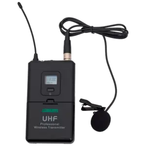 DSPPA - Micrófono lavalier - UHF - Control de volumen - Hasta 8h de autonomía - Compatible con (DSPPA-D5812)