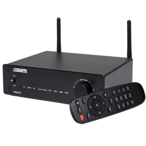 DSPPA - Amplificador reproductor - 2 x 50W - Conexión Bluetooth dual - Reproducción USB - Ajustes (DSPPA-MINI502)