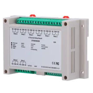 DTECH - Módulo de adquisición y control de datos - 8 entradas digitales | 8 salidas de relé (NO/NC) (DT-R008P)