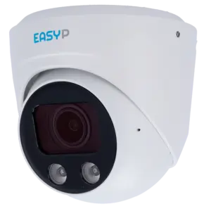 EASY-P - Cámara Turret IP AI EASY-P - 5MP | Lente Motorizada 2.7~13.5 mm - IR 40 m | Luz blanca 30 m (EP-IPT230ZA-5-DL)