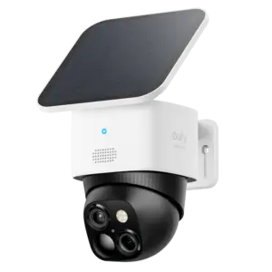 EUFY - Cámara Wifi 3K Eufy by Anker  - Detecta Humanos/ Vehículos/ Movimientos - Panel solar (EUFY-SOLOCAM-S340)