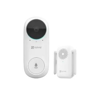 EZVIZ - Videotimbre WiFi IP Ezviz - Cámara 2Mpx / Visión 160º - Audio / Timbre interior incluido - (EZ-DB2C-KIT)