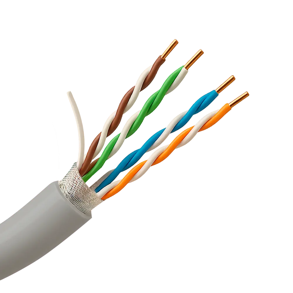 SAFIRE - Safire cable U/FTP categoría 6 - Conductor OFC,100% cobre - Diámetro 24 AWG-0,50mm - (FTP6-305-BC-Eca)
