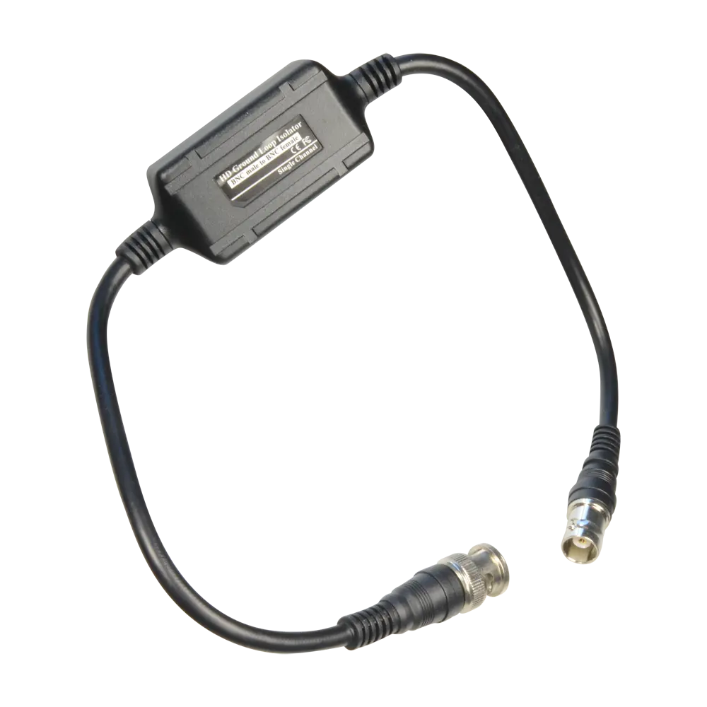 MARCA BLANCA - Aislador de bucle de tierra - BNC macho - BNC hembra - 430 mm de largo - Elemento pasivo - (GLI01-HAC)