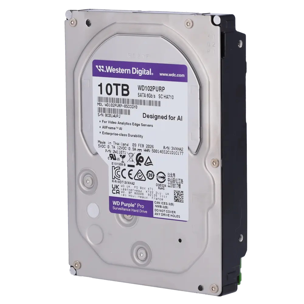 WESTERN DIGITAL - Disco duro Western Digital PRO - Capacidad 10 TB - Interfaz SATA hasta 272 MB/s - Modelo (HD10TB)