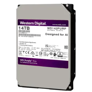 WESTERN DIGITAL - Disco duro Western Digital PRO - Capacidad 14 TB - Interfaz SATA hasta 255 MB/s - Modelo (HD14TB)