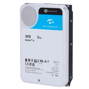 SEAGATE - Disco duro Seagate Skyhawk AI ST16000VE002 - Capacidad 16 TB - Interfaz SATA 6 Gb/s - (HD16TB-S-AI)