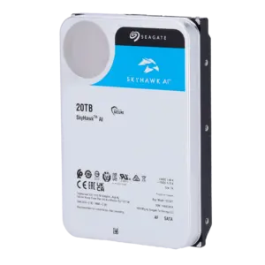 SEAGATE - Disco duro Seagate Skyhawk AI ST20000VE003 - Capacidad 20 TB - Interfaz SATA 6 Gb/s - (HD20TB-S-AI)