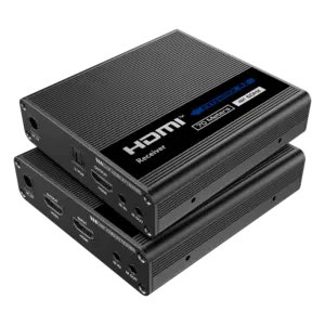 LENKENG - Extensor de señal HDMI - Alcance 70 m - Resolución 4K - Permite conexiones 1:1 - HDMI Loop out (HDMI-EXT-4K)