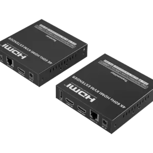 LENKENG - Extensor KVM de señal HDMI - Alcance 120 m - Resolución 4K - Permite conexiones 1:M - HDMI (HDMI-EXT-4K60-KVM120