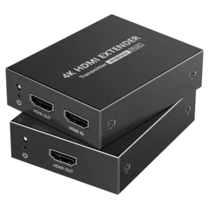 LENKENG - Extensor de señal HDMI - Alcance 50 m - Resolución 4K - Permite conexiones 1:1 - HDMI Loop (HDMI-EXT-4K60-L)