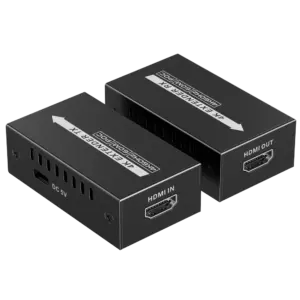 LENKENG - Extensor de señal HDMI - Alcance 60 m - Resolución 4K - Permite conexiones 1:1 - POC - (HDMI-EXT-4K60-L-V2)