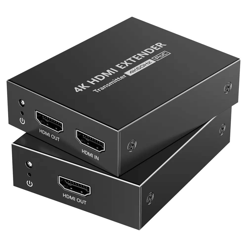 LENKENG - Extensor de señal HDMI - Alcance 50 m - Resolución 4K - Permite conexiones 1:1 - HDMI Loop (HDMI-EXT-4K60-L)