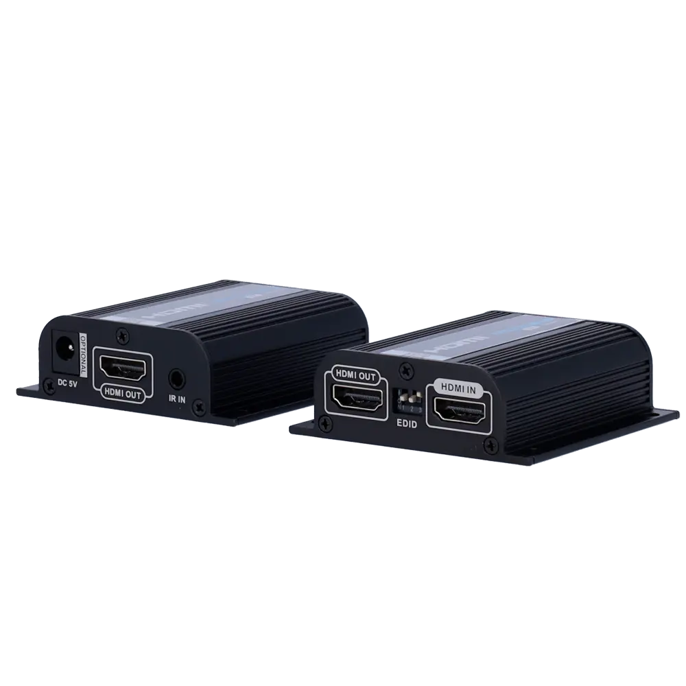 LENKENG - Extensor de señal HDMI - Alcance 40 m - Resolución 4K - Permite conexiones 1:1 - HDMI Loop (HDMI-EXT-POE-V2)