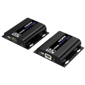 LENKENG - Extensor de señal HDMI - Alcance 120 m - Resolución 4K - Permite conexiones 1:M (HDMI-EXT-PRO-4K60)