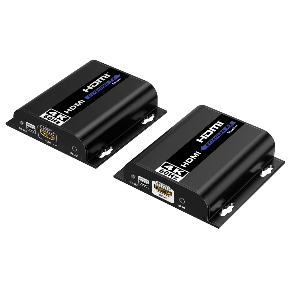 LENKENG - Extensor de señal HDMI - Alcance 120 m - Resolución 4K - Permite conexiones 1:M (HDMI-EXT-PRO-4K60)