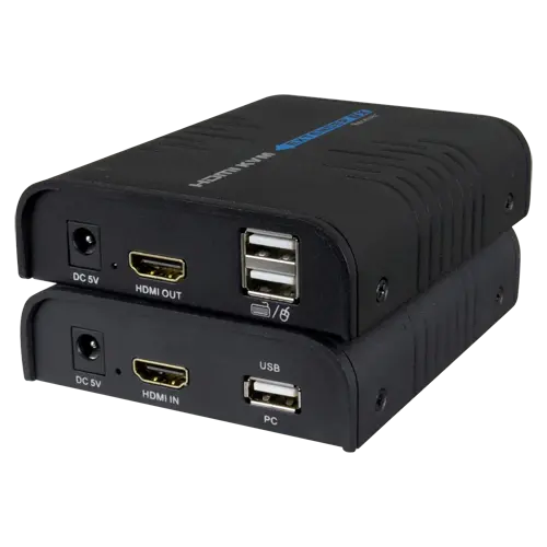 LENKENG - Extensor KVM de señal HDMI - Alcance 120 m - Resolución FHD - Permite conexiones 1:M (HDMI-KVM-EXT)
