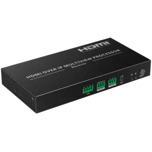 LENKENG - Matriz de señal HDMI IP - Permite NxM - Resolución 4K - Incluye 1 receptor Multiview (HDMI-MATRIX-PRO-4K-V2-MV)
