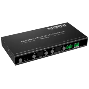 LENKENG - Matriz de señal HDMI IP - Permite NxM - Resolución 4K - Incluye 1 receptor (HDMI-MATRIX-PRO-4K-V2-RX)