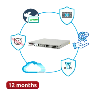 HILLSTONE NETWORKS - Hillstone Networks Bundle - Hardware + 12 Meses de Servicios Completos - Puertos 2xSFP+ (HILL-A3000-D