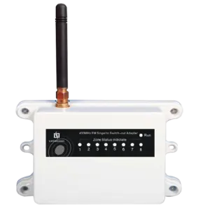 MARCA BLANCA - Receptor de barreras solares infrarrojas - 4 entradas inalámbricas - 4 salidas cableadas - (IB-SH-REC-4)