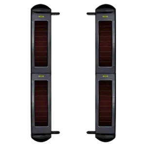 MARCA BLANCA - Detector de barrera solar por infrarrojos - Completamente inalámbrica | 4 haces - Alcance (IBS-SH-100-4)