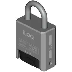 ILOQ - Candado inteligente S50 - Apertura con TAG NFC o APP móvil - Sin necesidad de batería (ILOQ-S50-PADLOCK-825)