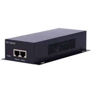 MARCA BLANCA - Inyector PoE de ultra alta velocidad de 10G. - Soporta estándares IEEE 802.3af/at/bt. - (INJ-POE-10G-60W)