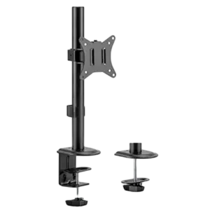 BRATECK LUMI - Poste para monitor - Instalación en mesa - Peso soportado 9 Kg (LDT66-C01)