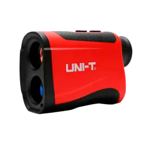 UNI-T - Medidor láser - Diseño antideslizante y silencioso - Lente 25 mm - Telescopio zoom óptico (LM1000)
