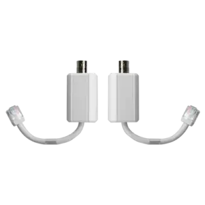 BRANDED - Conversor Pasivo EoC - Ethernet por cable coaxial - Pasivo | Específico ePoE - Emisor y (LR1002)