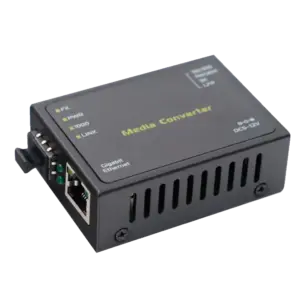 MARCA BLANCA - Gigabit Ethernet Media Converter profesional - Conversión pura entre interfaz UTP y fibra - (MC-1GE-SFP-MIN