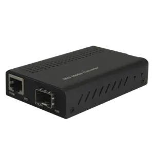 MARCA BLANCA - Conversor de medios Gigabit con 1x RJ45 y 1x SFP    - Interfaz de cobre 10/100/1000 Base-TX (MC-1GF-1GE)