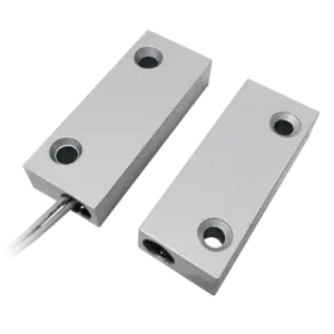 MARCA BLANCA - Contacto magnético  - Apto para instalar en metal - Tecnología Reed Alta potencia - Sistema (MC-SMMC)