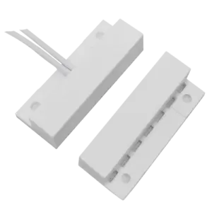MARCA BLANCA - Contacto magnético - Apto para instalar en madera - Tecnología Reed - Sistema de conexión (MC-SWPC-M1)