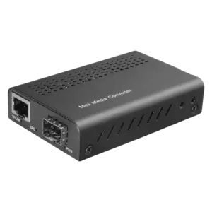 MARCA BLANCA - Conversor de medios Fast Ethernet con 1x RJ45 y 1x SFP    - Interfaz de cobre 10/100 (MC1FE-SFP)