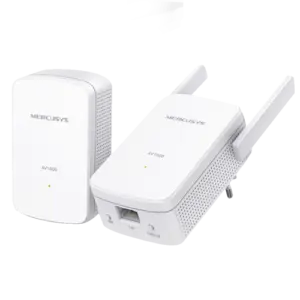 MERCUSYS - Kit PLC con Wi-Fi (MP510+MP500) - HomePlug AV1000Mbps - Transmisión de datos a través de la (MP510KIT)