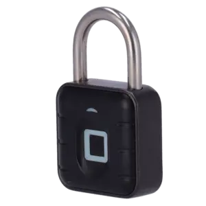 MARCA BLANCA - Candado inteligente Bluetooth - Apertura mediante huella y APP - Capacidad 10 huellas - (PADLOCK-FBT-APP)