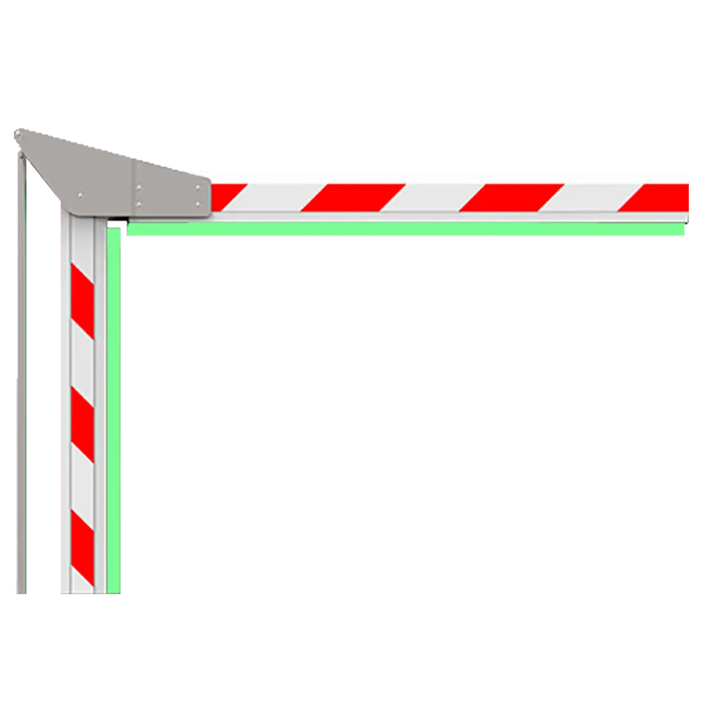 MARCA BLANCA - Brazo de barrera para parking - Compatible con PB-PARKBARRIER-PRO303 - Brazo articulado en (PB-BOOM303-FOLD