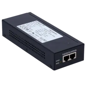HIKVISION - Inyector Hi-PoE Hikvision de gran rendimiento. - Soporta estándares modernos IEEE (POE,LAS60-57CN-RJ45,60W)