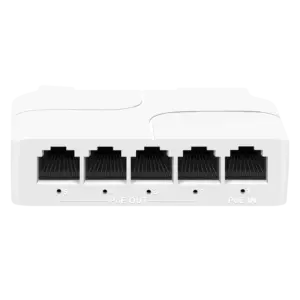 MARCA BLANCA - POE extender DIN - Permite ampliar el alcance de la alimentación POE - IEEE 802.3 af/at/bt (POEXT-4FE-DIN)