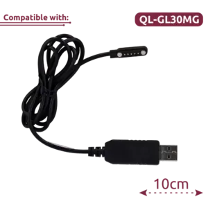 QUECLINK - Cable de datos magnético - Compatible con QL-GL30MG - Longitud 102cm (QL-GL30MG-UC)